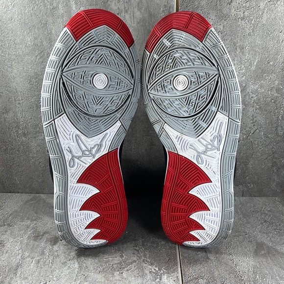 Nike Kyrie 6 BLack Red White Size 7Y / Women’s 8.5 - Picture 6 of 8